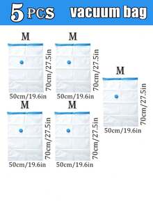 真空压缩拉链收纳袋，真空压缩袋，节省空间行李袋，旅行压缩袋，可折叠衣物收纳袋，衣物整理袋，适用于衣物、被褥、衣柜等。节省80%空间，防潮收纳袋 - 彩色 - 查看 17