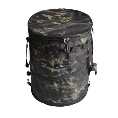 Portable Folding Trash Can, Outdoor Camping & Home Use, Thick Material,