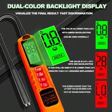 1pc Portable Brake System Tester, Multi-Function Fault Detector, Automotive Repair Diagnostic Tool - Orange - View 5