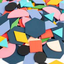 150pcs Montessori Wooden Puzzle Board, Creative Changeable Jigsaw Puzzle, Early Educational Toys, Kindergarten Gift, Intellectual Development - Multicolor - View 4