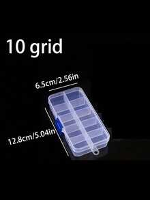 1pc Detachable Jewelry Storage Box, 28/56 Slots With Cover, Small Items Organizer Box For Diamond Painting, Tools, Nail Art Supplies, Transparent Jewelry Display Box, Multi-Functional Jewelry Organizer, Suitable For Earrings, Necklaces, Rings, Beads Storage, Gift For Girlfriend, Valentine's Day, Mother's Day, Women, Christmas, Thanksgiving, New Year - Multicolor - View 7