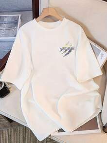 Women T-Shirts - [White] - View 3