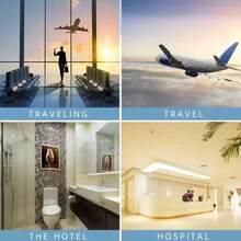 10 cái/50 cái/100 cái Tấm lót bồn cầu dùng một lần tự tan cho các chuyến công tác và du lịch, giấy lót bồn cầu dùng một lần - Màu vàng - Xem 6