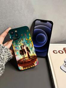 Coco Miguel Héctor colorida y vibrante tierra de muertosfunda de teléfono Fundas compatibles con ,Apple,VIVO,OPPO,,, y Honor.Fabricadas en silicona TPU,ofrecen protección contra golpes y caídas. - Negro - Ver 4