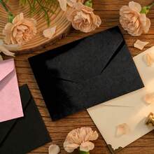 Mother's Day Gift Envelopes, 30/60/100pcs Window Invitation Envelopes For Thank You Cards, Greeting Card Sleeves For Celebration & DIY - A - View 2