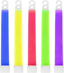 10 Barras Neon Fluorescentes Dije Collar Stick Glow Cyalume Evento Batucada Fiesta Festival Concierto Brilla en la Oscuridad Palo de Luz Colores Brillantes - 1 - Ver 6