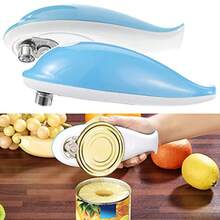 Can Opener: Set of 2 Electric Safety Can Openers Automatic Can Opener Resealable - Blau - Übersicht 2
