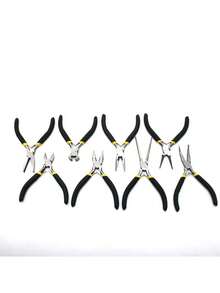 Portable Pliers, Ergonomic Design, Multifunctional Repair Tool For Professionals, Mini Bending Machine, Vise Grip, Needle-Nose Pliers, Combination Pliers, Ball-Joint Pliers, Wire Cutter Tool Set - Multicolor - View 7