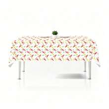 1/3 PCS Party Welcome Gift: Shrimp Platter Cover - Disposable Tablecloth - Summer Shrimp Cooking Party Supplies - White And Red Shrimp Tablecloth - Decorative Items For Shrimp Seafood Cooking Parties - View 6