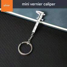 Bộ 2 thước kẹp mini cầm tay, thước kẹp Vernier hợp kim dạng móc khóa, dụng cụ đo lường - Hai gói - Xem 5