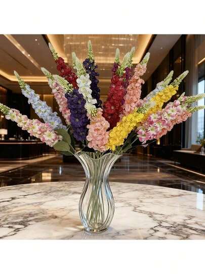 1 cái - Hình người cá vàng bằng rơm dài 28,7 inch, hoa giả, cành hoa lan dạ hương, cỏ yến mạch trông như thật, thích hợp cho đám cưới, nhà cửa, tiệc ngoài trời, trang trí nhà bếp và tiệc tùng, Halloween, Giáng sinh, Lễ Tạ ơn tự làm. Trang trí tiệc mùa thu trong nhà và vườn. Tự làm trang trí cổng vòm và vòng hoa.