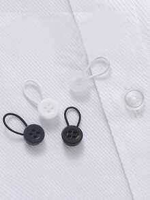 10/6/4/2/1 piezas Hebilla de cintura elástica, Extensor de cintura, Desmontable, Sin costura, Sin aguja, Sin costura, Cintura elástica ajustable para camisas y pantalones. Desmontable, Sin planchado, Hebilla extensora de puños y cuellos, Cintura elástica, Ajustable, Hebilla elástica, Unisex - Multicolor - Ver 8