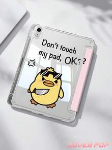 这款“别碰鸭子”图案平板电脑保护套兼容 iPad Air 11 英寸 M3 2025 / M2 2024、Air 第五代 2022、Air8 2026（11/13 英寸）、(A16) 11 英寸第十一代 2025，也兼容三星 Galaxy Tab、Kindle Paperwhite 第十二代 2024。透明背壳，时尚图案保护套，具备自动睡眠/唤醒功能和气囊保护，无论是办公还是送礼都是绝佳选择。 - 彩色 - 查看 3