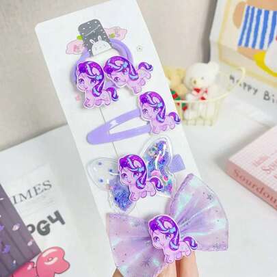 主题发饰套装，时尚发夹，适合日常佩戴和送礼