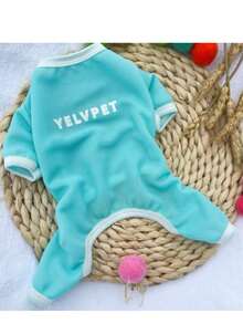 Jumpsuit, Breathable Mesh Lightweight Pet , Anti-Shedding, For Small/Medium Dogs & Cats, Air Conditioning Outfit - Baby Blue - View 1