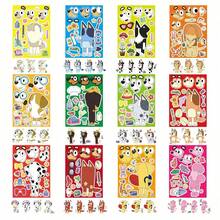 Bluey 1套蓝色贴纸，大号，15*21厘米，女孩儿童防水手账学生贴纸，完美装饰贴纸，男孩女孩拼图贴纸（随机款式） - 彩色 - 查看 8