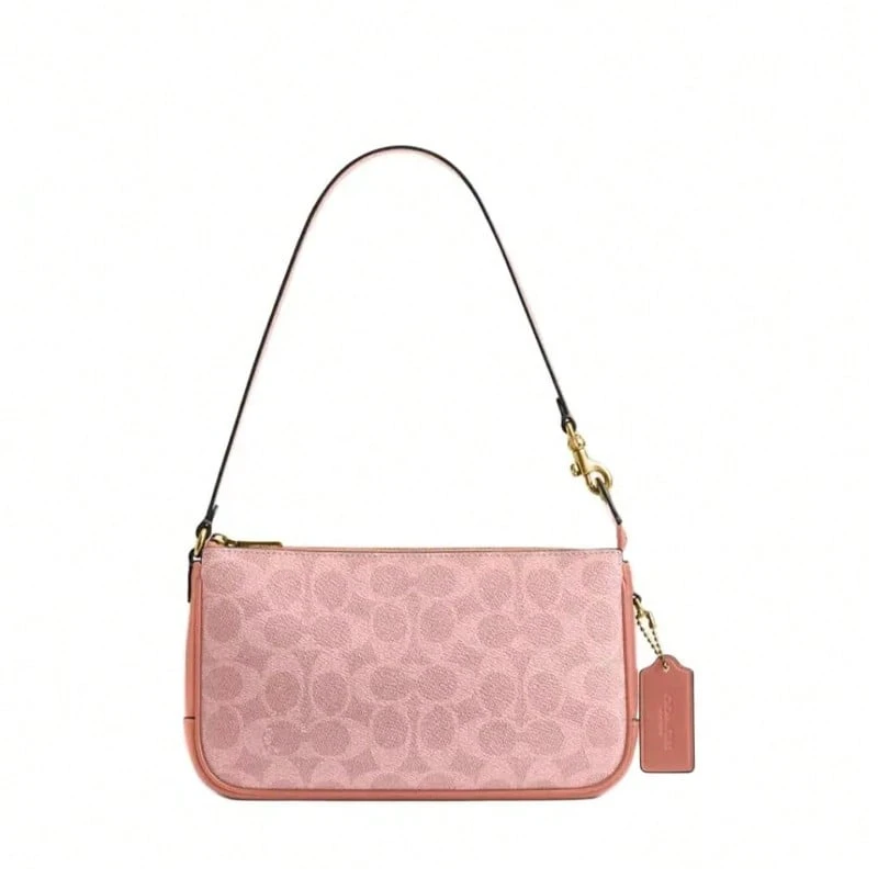 Coach Plaza Letter Lady Single Shoulder Handbag CCC42B4YU2 - 蜜瓜粉CCC42B4YU2 - 查看 1