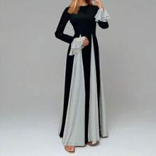 2026 Spring New Women's Clothing, Cross-Border European And American Dress, Sexy Waist-Cinching Pleated Solid Color Large Hem Strap Dress - 29078-圖片色 - 查看 1