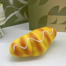 New Stress Relief Cow Horn Bun Slow Rebound Soft Simulated Bread Toy, Fluffy Squeeze Cake PU Slow Rebound Toy - Perfect Gift - Birthday Gift - Holiday Gift - Christmas Gift - Multicolor - View 7