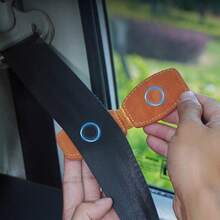 A Car Seatbelt Retainer With A Magnetic Clip For Adjusting Seatbelt Tension. Compatible With All Car Models And Easy To Install. - A - View 4