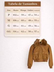 Women's Premium Wool Cropped Jacket, Fully Lined With Removable Collar - Camel - View 3