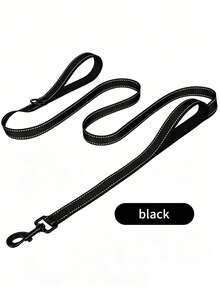 Heavy Duty Dual Handle Dog Leash, 5-6 Ft, Shock Absorbing Dog Walking Leash With Reflective Strips, Suitable For Large, Medium And Small Dogs, Great For Outdoor Walking And Training - Multicolor - View 10