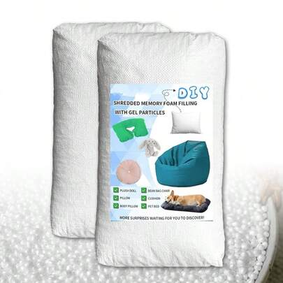 Beanbag Refill, Polystyrene Beans For Lazy Sofa, Foam Balls Polystyrene Beads, Dog Bed Pet Nest Filling, Foam Particles Filler, Dolls Pillow Filling, DIY Crafts Stuffing