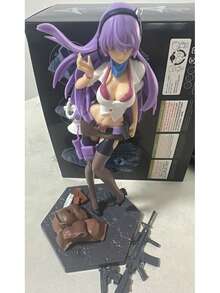 1个动漫手办，略有瑕疵，可爱卡通放学后战场精灵，动漫收藏摆件，适合家居/办公室装饰，动漫迷的完美礼物 - 可搭配动漫摄影背景 - 姿势可爱，服装精致，表情生动 - 手工制作动漫风格手办 - 彩色 - 查看 9