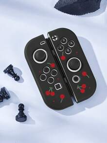Ayotu 1对草莓樱桃图案保护壳，适用于Switch Joy-Con手柄，Switch Joy-Con左右手柄保护套，Switch游戏机配件，保护Joy-Con手柄免受损坏，防油防刮，易于安装和拆卸。 - 查看 6