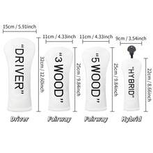 Simple Design Style Golf Club Head Cover, Suitable For Driver, Fairway Wood, Hybrid - Golf Club Head Cover Driver Head Cover - A Golf Club Head Cover That Is Worth Having, Providing The Best Protection For Your Club - Multicolor - View 11