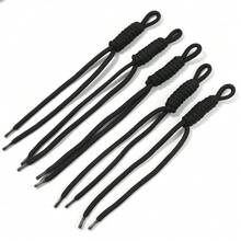 5pcs Handmade Woven Colorful Nylon Rope Knot Keychains And Phone Accessories, Unisex, Durable Braided Lanyards, Suitable For Bag Decoration, Key Chain, Wallet Decoration And Car Accessories - Monochrome - View 17