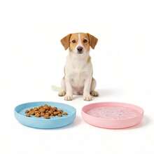 Tazón de alimentación para mascotas, tazón de comida para gatos y perros, diseño de alimentación lenta, fácil de limpiar, material duradero y flexible, adecuado para gatos y perros domésticos - 500ml - Ver 6