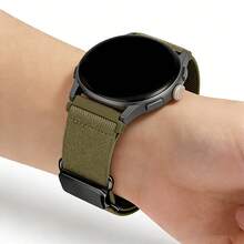 1条18mm/20mm/22mm弹力表带，兼容三星Galaxy Watch7/6/5/4（40mm/44mm），男女通用运动尼龙弹力表带，带磁扣，适用于各种智能手表，日常佩戴时尚表带 - 20mm - 查看 4