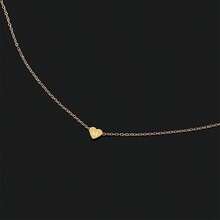 Stainless Steel Letter Detail Heart Pendant Necklace, Suitable For Women's Daily Wear, Gift For Valentine's Day, Mother's Day - 銀色 - 查看 4