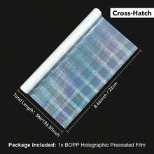 1卷22*500cm BOPP激光预涂层膜，透明防水防刮，适用于覆膜机DIY纸艺热覆膜 - 多色 - 查看 17