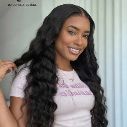 MEGALOOK Tóc giả V-part nâng cấp, xoăn tự nhiên, 100% tóc người, màu đen tự nhiên, dài 18-26 inch, chắc chắn, không cần keo dán, phù hợp với trang phục thường ngày, dễ bảo quản, không cần chỉnh sửa, quyến rũ, sẵn sàng cho cuối tuần, dành cho phụ nữ, thân thiện với người mới bắt đầu, không có ren, không keo dán, không cần may, phù hợp hàng ngày, họp mặt, lễ hội, mùa hóa trang, tiệc tùng, kỳ nghỉ đông, lễ tốt nghiệp, ngày cưới, trang phục Halloween, tiệc hàng ngày.