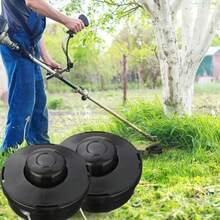 Cabezal Desbrozadora Universal De Punta Metálica Resistente Al Desgaste Y Duradero Para Césped Jardín Negro - Negro - Ver 4