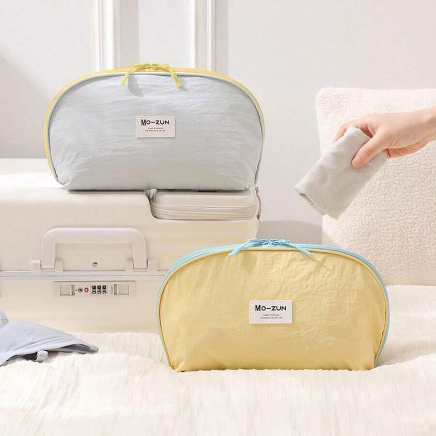 3-In-1 Intimate Apparel Organizer Bag, Portable Travel Underwear & Socks Storage Pouch - View 1