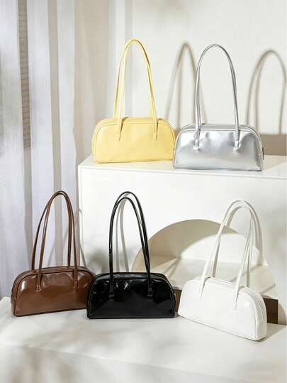 Fashionable Unique Handbag, Minimalist Versatile Crossbody Bag With Detachable Shoulder Strap And Zipper Closure, Elegant Ladies Bag Suitable For Party, Travel And Work