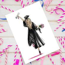 1 Set - Fun Graduation Greeting Cards With Envelopes, Suitable For Students, Friends, Daughters, Sons, Classmates Graduation Gifts, Graduation Celebration Cards - A - View 1