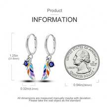 1 Đôi bông tai nữ bằng bạc Sterling S925 chất lượng cao, không gây dị ứng, thiết kế hình trăng sao, thích hợp làm quà tặng cho đám cưới, tiệc tùng, sinh nhật, ngày lễ hoặc quà tặng đôi. - KJE022 - Xem 5