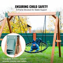 A-Frame Middle Swing Set Brackets, Heavy Duty Carbon Steel Swing Set Hardware With Mounting Hardware, DIY Swing Set Bracket Swing Set Kit For 4x4 Legs & 4x6 Beam, Green - 1 Pcs - View 2