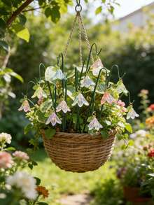 20pcs Lily Of The Valley Garden Decor Stakes,Garden Decorative Posts Evergreen Decor For Garden,Metal Lily Of The Valley Garden Stakes,Outdoor Yard Art Decor, Office Desk Decoration, With Resin Planter, Birthday Wedding Gift, Halloween, Christmas, Spring Decor, Fairy Garden Decor, Birthday Gift, Gardening Enthusiast Gift - Multicolor - View 4