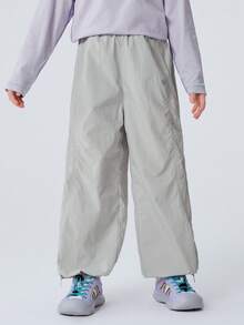 mini bala 轻盈透气裤，适合年轻女孩夏季穿着，轻便耐穿，网眼面料，防蚊虫，速干，活力少女必备单品。 - 淺灰 - 查看 1