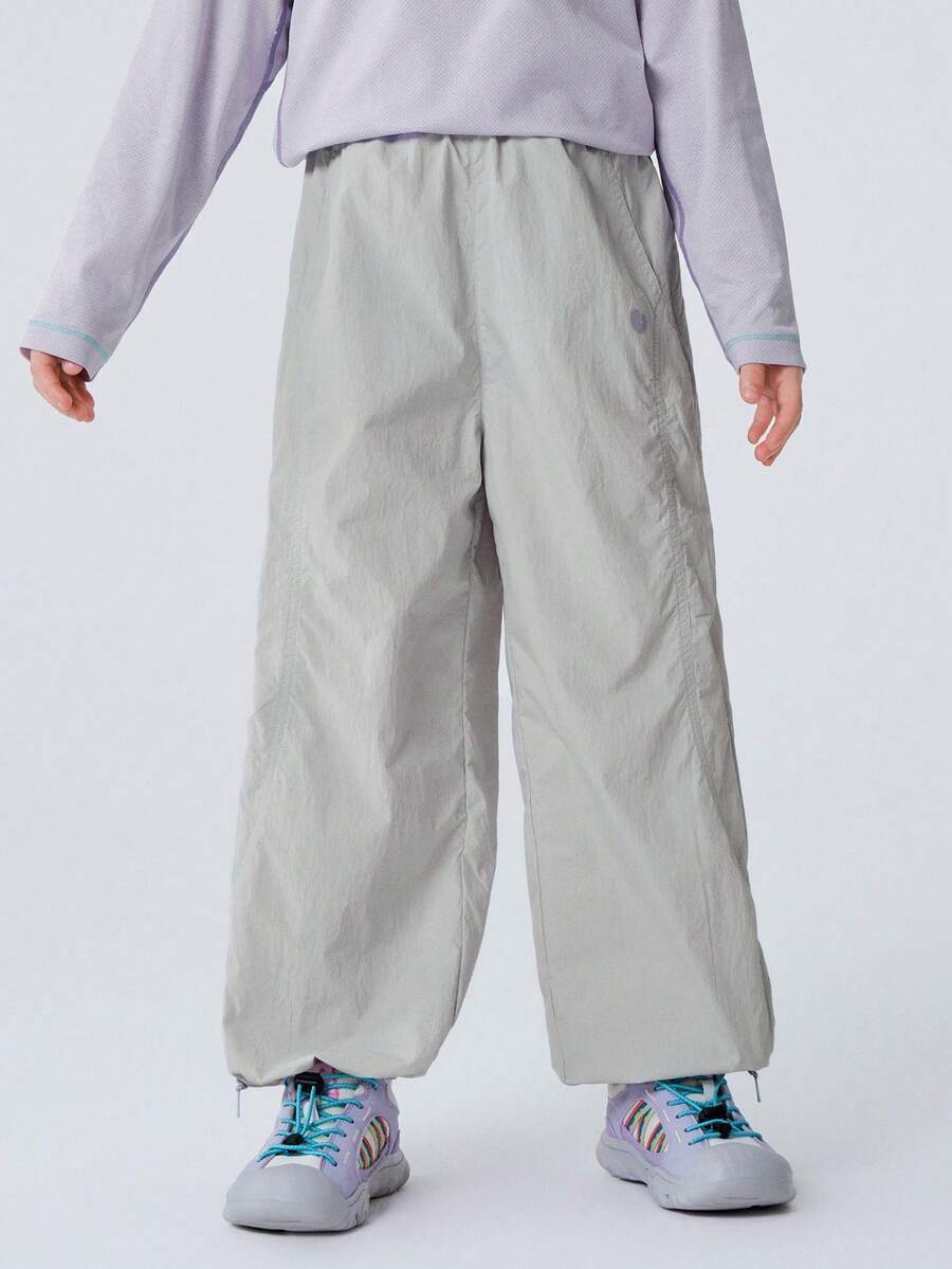 mini bala 轻盈透气裤，适合年轻女孩夏季穿着，轻便耐穿，网眼面料，防蚊虫，速干，活力少女必备单品。 - 淺灰 - 查看 1