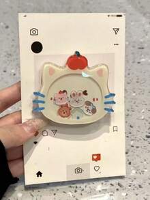 苹果卡通可爱猫咪摇摆音乐手机气囊支架摇摆粘性系列便携式 - 卡通可愛貓咪 - 查看 4
