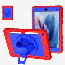 1 chiếc ốp bảo vệ cho Galaxy Tab A8 10.5" 2022 (X200 X205), thiết kế bảo vệ 3 lớp, giá đỡ xoay 360°, vỏ bọc chắc chắn chịu lực tích hợp giá đỡ cho máy tính bảng Galaxy Tab A8 10.5" 2022 - đỏ xanh - Xem 8