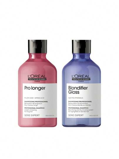 L'Oréal Professionnel [Bundle] Serie Expert Pro Longer Shampoo 300 Ml + Blondifier Gloss Shampoo 300 Ml