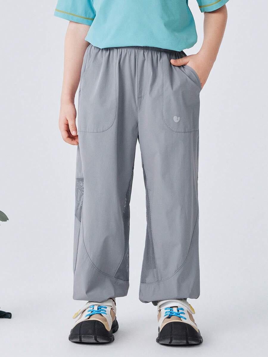 mini bala Light Breeze Pants Kids Long Pants Quick Dry Breathable Mesh Summer Comfort 2026 Perfect For Outdoor Play And Daily Wear - Gray Blue - View 1