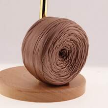 100克/卷 纳帕哑光仿皮纱线，DIY手工钩编纱线，手工包包鞋履工艺品 - A - 查看 3